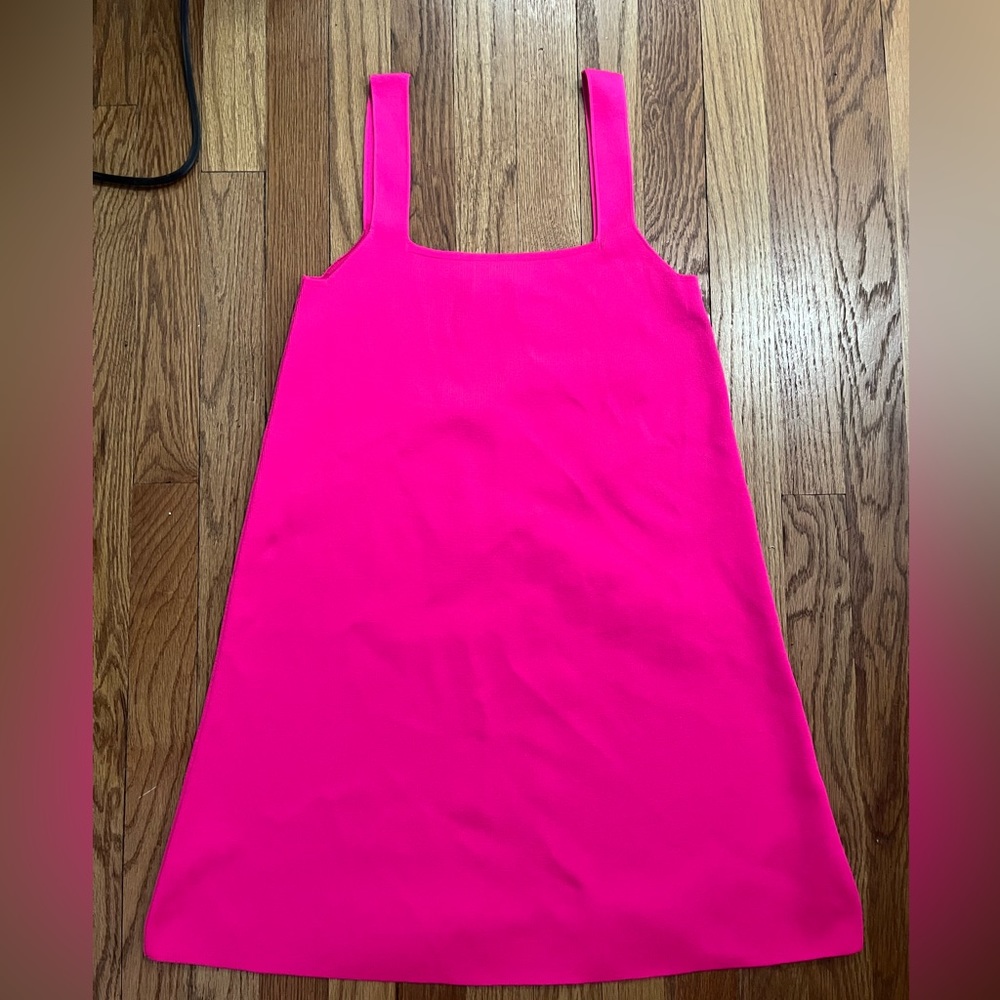 Bright pink Zara dress